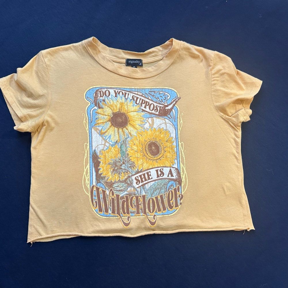 Wildflower Graphic Crop Top